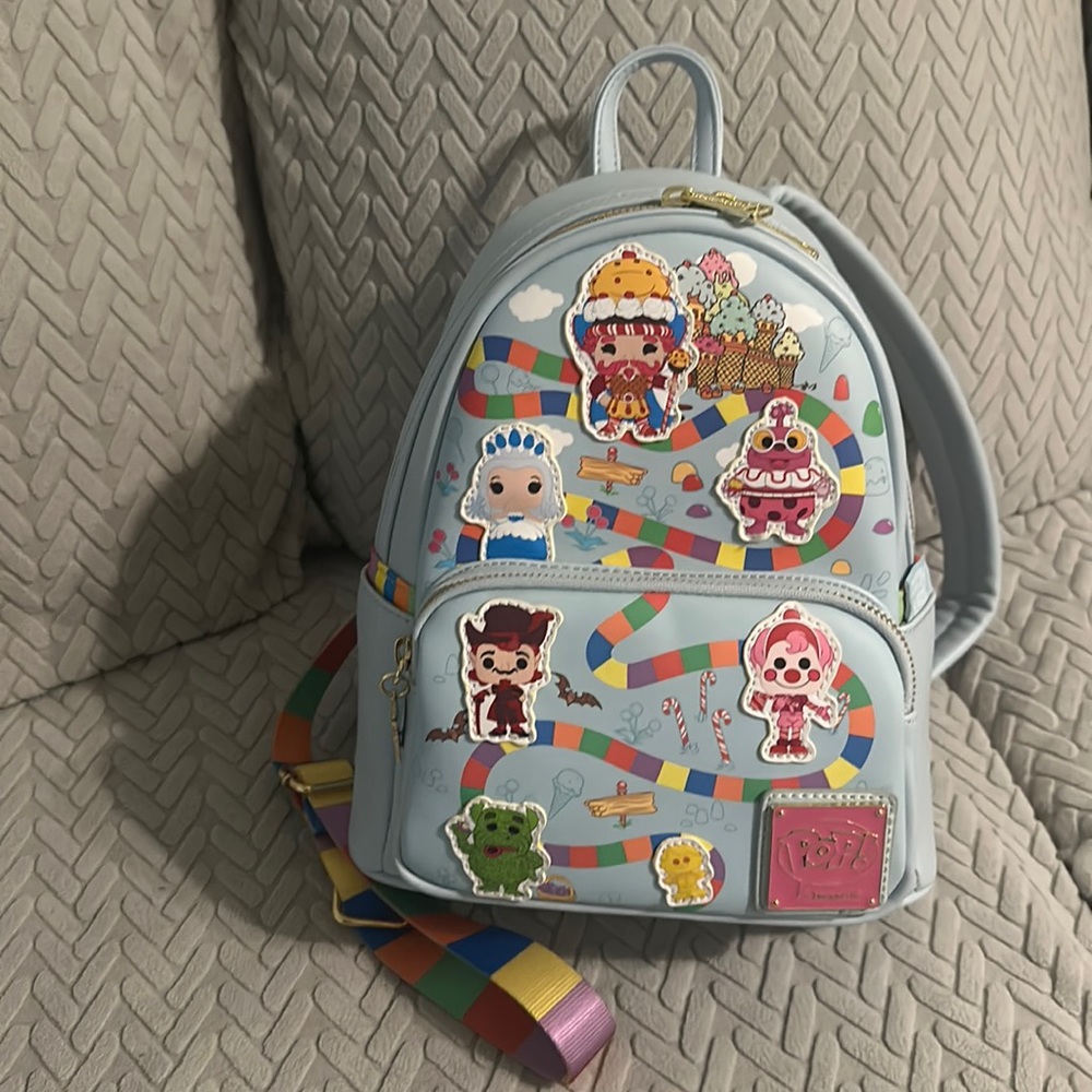 Loungfly candy land mini backpack